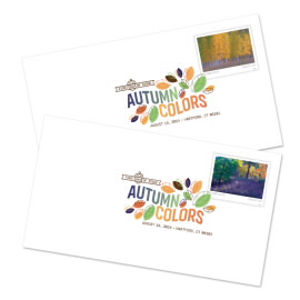 Autumn Colors Digital Color Postmarks