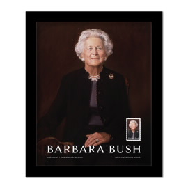 Barbara Bush Framed Stamp